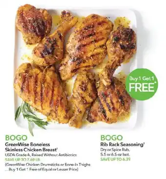 Publix GreenWise Boneless Skinless Chicken Breast offer