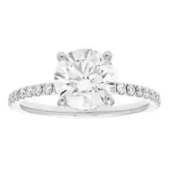 Kohl's Evergreen diamonds 14k white gold 2 3/8 carat t.w. igl certified round lab-grown diamond hidden halo ring offer