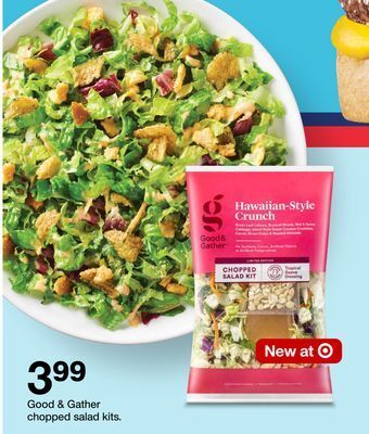 Target Good & gather chopped salad kits offer