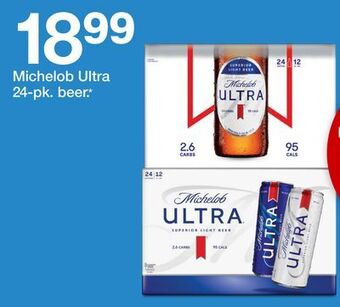 Target Michelob ultra 24 - pk. beer* offer