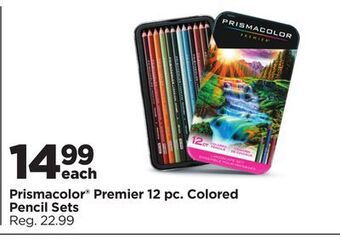 Michaels Prismacolor® premier 12 pc. colored pencil sets offer