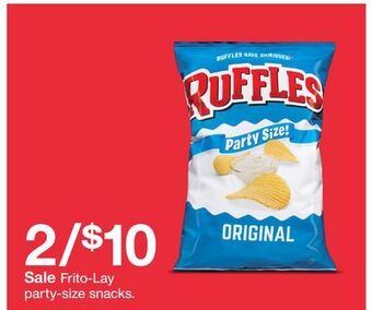 Target Frito-lay party-size snacks offer