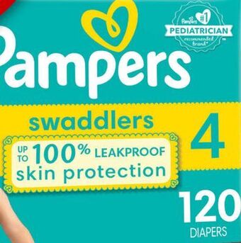 Target Pampers swaddlers 120-ct. diapers. offer