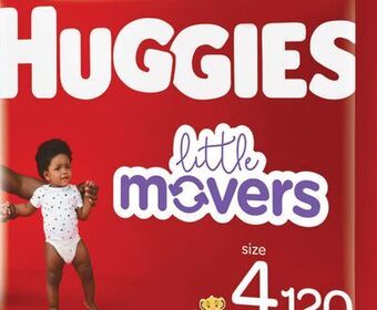 Target Huggies little movers 120-ct. diapers offer