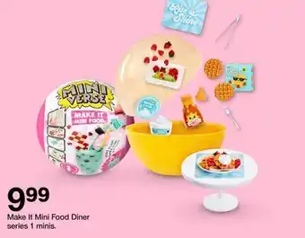 Target Make it mini food diner series 1 minis offer