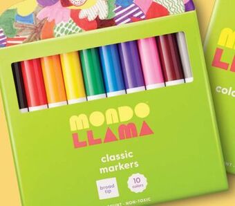 Target Mondo llama 10-ct. markers offer