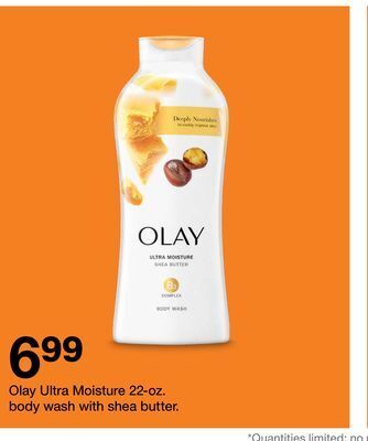 Target Olay ultra moisture 22-oz. body wash with shea butter offer