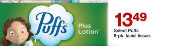 Target Select puffs 8-pk. facial tissue offer