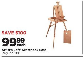 Michaels Artist's loft® sketchbox easel offer