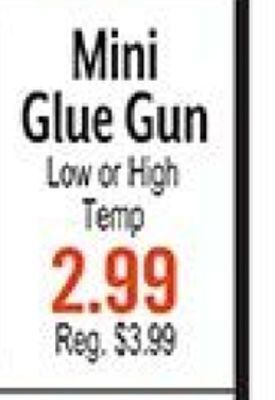 Hobby Lobby Mini glue gun offer