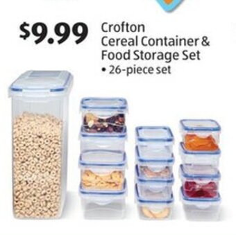 Aldi Crofton Cereal Container & Food Storage Set offer