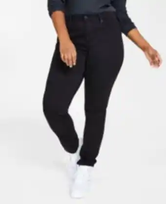 Macy's Trendy plus size 311 shaping skinny jeans offer