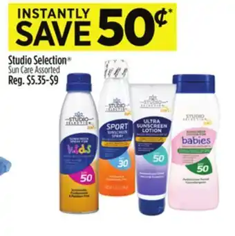 Dollar General Studio selection® sun care offer