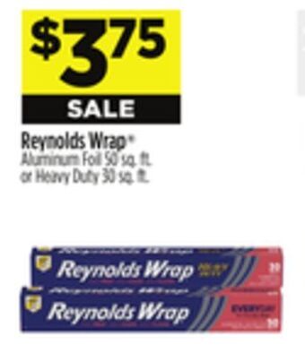 Dollar General Reynolds wrap® aluminum foil or heavy duty offer