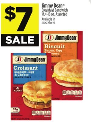Dollar General Jimmy dean® breakfast sandwich offer