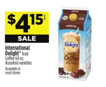 Dollar General International delight® iced coffee offer