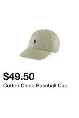 Belk Cotton chino baseball cap offer