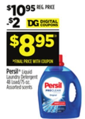 Dollar General Persil® liquid laundry detergent offer
