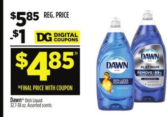 Dollar General Dawn® dish liquid offer