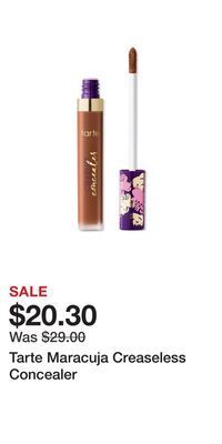 Ulta Beauty Tarte maracuja creaseless concealer offer