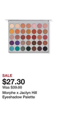 Ulta Beauty Morphe x jaclyn hill eyeshadow palette offer