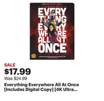 Best Buy Everything everywhere all at once [includes digital copy] [4k ultra hd blu-ray/blu-ray] [2022] offer