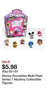Game Stop Disney doorables multi peek series 7 mystery collectible figures offer