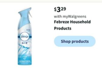 Walgreens Febreze household products offer