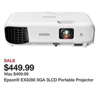 Office Depot Epson® ex3280 xga 3lcd portable projector offer
