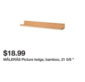 Ikea Målerås picture ledge, bamboo, 21 5/8 offer