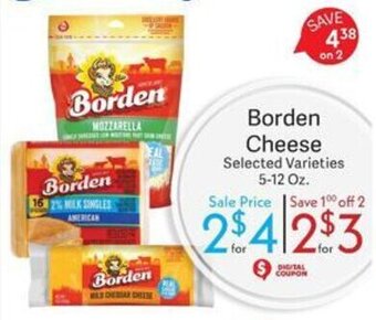Riesbeck Borden Cheese Selected Varieties 5-12 Oz. offer
