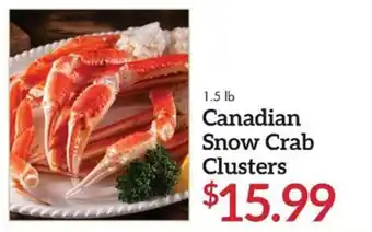 Martin's Canadian Snow Crab Clusters offer