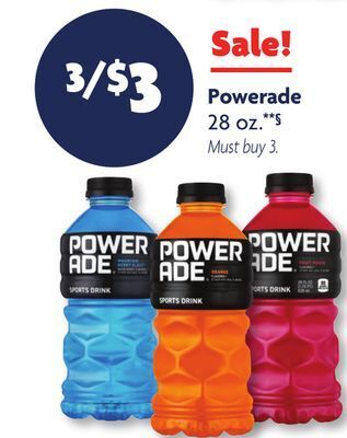 Family Dollar Powerade offer