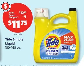 Family Dollar Tide simply liquid offer
