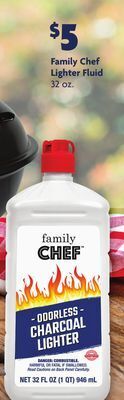 Family Dollar Family chef lighter fluid offer