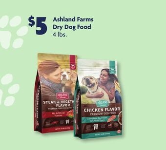 Family Dollar Ashland farms dry dog food offer