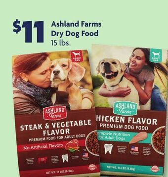 Family Dollar Ashland farms dry dog food offer