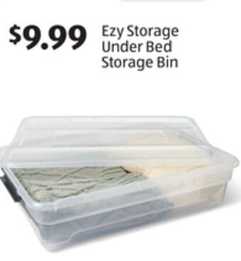 Aldi Ezy storage under bed storage bin offer