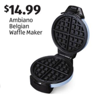 Aldi Ambiano belgian waffle maker offer