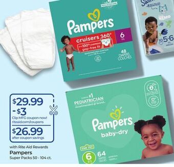 Rite Aid Pampers offer