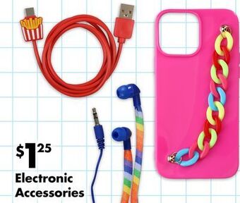 Dollar Tree Electronic accessories offer