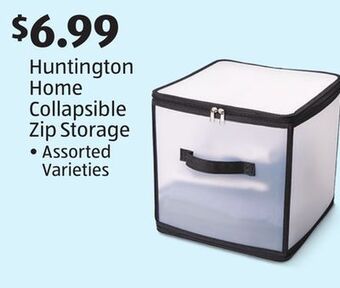 Aldi Huntington home collapsible zip storage offer