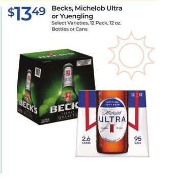 Rite Aid Becks, michelob ultra or yuengling offer