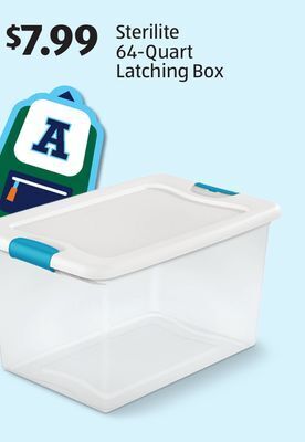 Aldi Sterilite 64-quart latching box offer