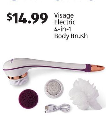 Aldi Visage electric 4-in-1 body brush offer