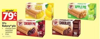 Lidl Jj's bakery® pie offer