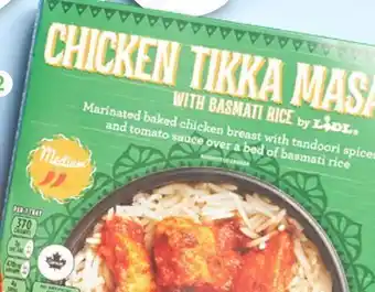 Lidl Frozen chicken tikka masala with basmati rice offer