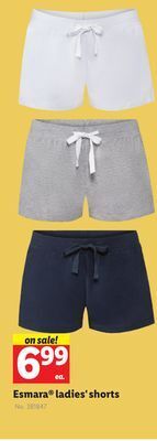 Lidl Esmara® ladies' shorts offer