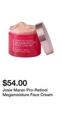 Kohl's Josie maran pro-retinol megamoisture face cream offer
