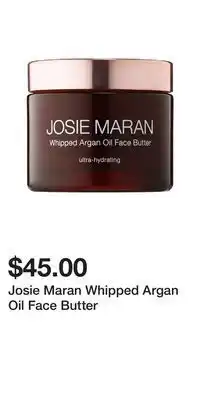 Kohl's Josie maran whipped argan oil face butter offer